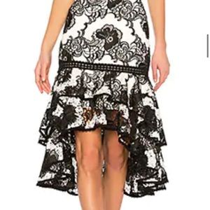 Alexis Halima Lace Skirt - High Low Lace